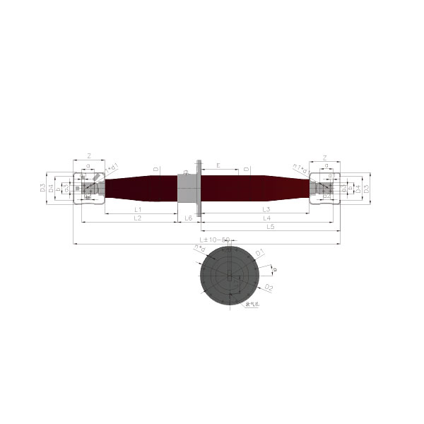 72.5KV-252KV Glass fibre reinforced plastic dry-type capacitor oil / oil pipe
